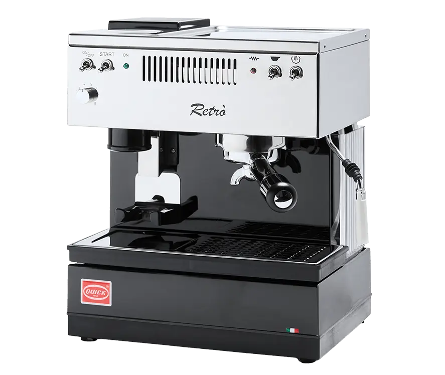 Quick Mill Retrò - Kompakt retro eszpresszógép darálóval - Barista és Espresso