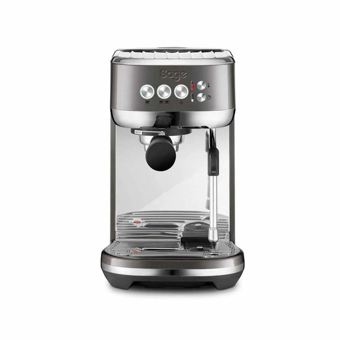 Sage Bambino Plus-Espresszó gép-Sage felújított-Fekete rozsdamentes acél-Mint új-Barista és Espresso