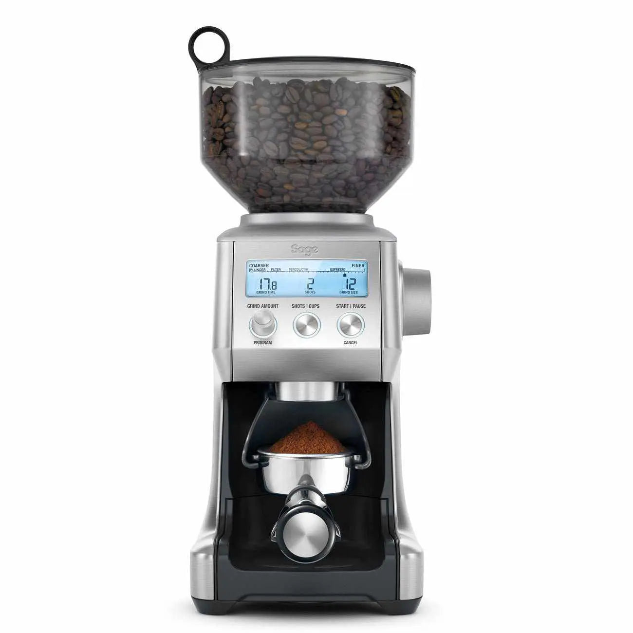 Sage SMART Grinder Pro kávédaráló-Sage felújított-Rozsdamentes acél-Mint új-Barista és Espresso