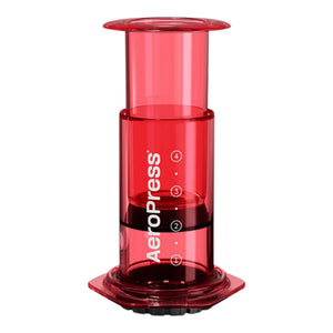 Átlátszó piros AeroPress