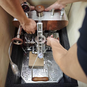 Aleman 6S zászlóshajó Dual Boiler karos kávéfőző | Telített csoportfej-technológia