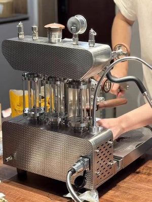 Aleman 6S zászlóshajó Dual Boiler karos kávéfőző | Telített csoportfej-technológia