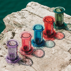 Átlátszó piros AeroPress