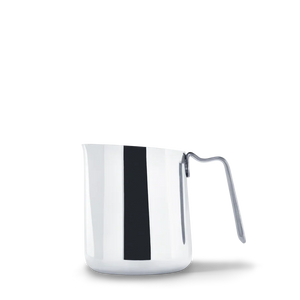 Polírozott rozsdamentes acél tejkiöntő az pontos öntéshez, az Espresso kiegészítők és tejkiöntők része, mindent a kávéról.