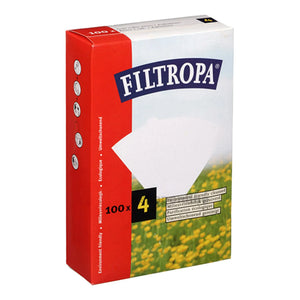 Melitta stílusú szűrőpapír fehérítetlen 1x4 100db FILTROPA