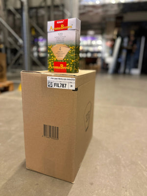 Melitta stílusú szűrőpapír fehérítetlen 1x4 100db FILTROPA