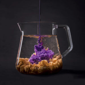 Átlátszó üveg kávéskanna modern dizájnnal baristáknak és precíz kávészervírozáshoz, Legfrissebb hírek, minden a kávéról.
