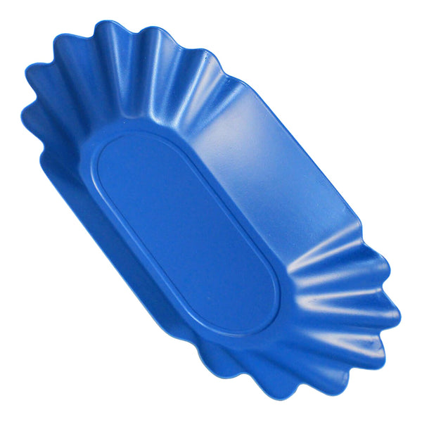 Rhinowares Kék ovális köpölyöző tálcák - 12 darab