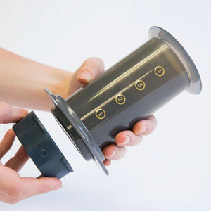 Kiegészítők nyomásra aktivált manuális eszpresszóhoz Aeropress-szel, barista felszerelés, minden a kávéról.