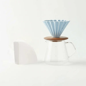 Japán kézi filterkávé készlet - Origami dripper + 100 darab szűrő - Barista és Espresso