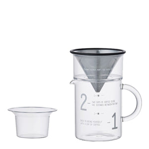 Karaff Pourover LAB med SS - filter 600 ml - Barista och Espresso