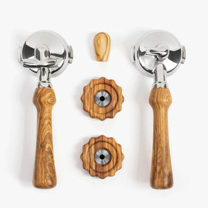 Handtagsset för Rocket-Handtagsset-Wiedemann Manufuktur-Refined-Med huvud-Körsbär-Barista och Espresso